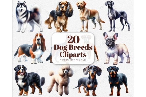 Download Watercolor Puppy Dogs Breeds PNG Clipart - Dog Collection