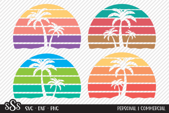 Download Palm Tree Sunset Bundle - Summer Designs - Premium Bundle
