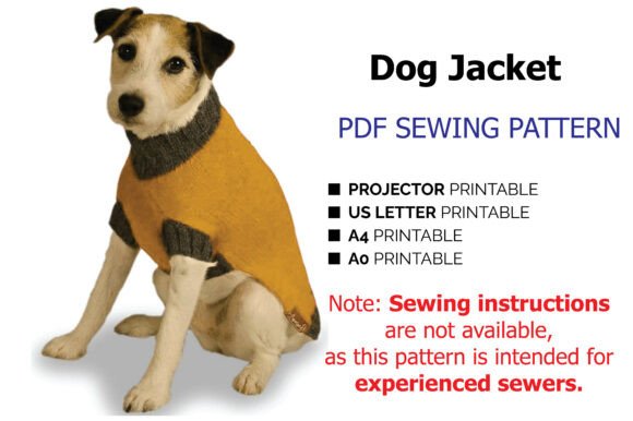 Download Dog Clothes PDF Sewing Pattern - Dog Collection