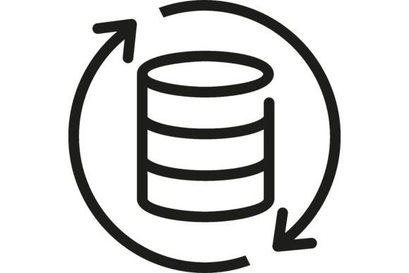 Download Data Refreshing Line Icon. Updating Data - Refreshing Collection
